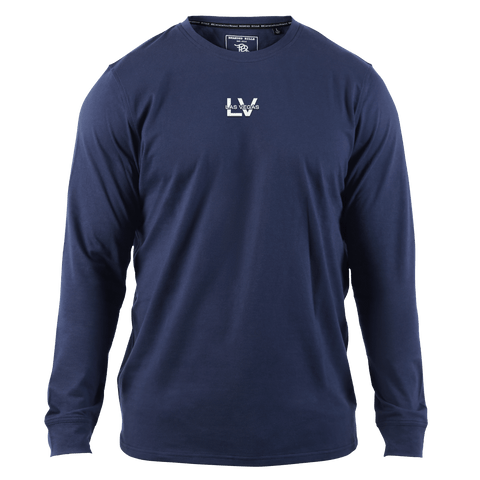 City Block Las Vegas (LV) Cortaro™ Long Sleeve Tee Navy