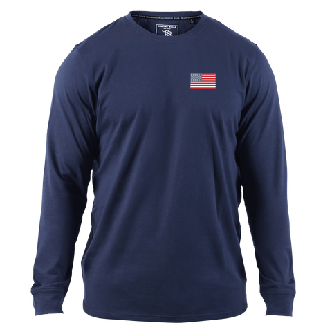 USA Icon Cortaro™ Long Sleeve Tee | hover: Navy