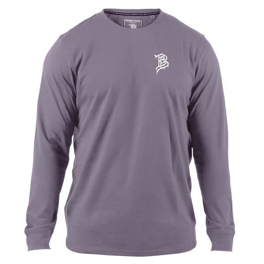 BB Drip Cortaro™ Long Sleeve Tee Light Purple
