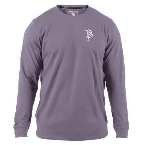 BB Lacrosse Cutout Cortaro™ Long Sleeve Tee Light Purple