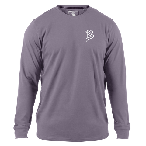 Branded Team Logo Cortaro™ Long Sleeve Tee Light Purple