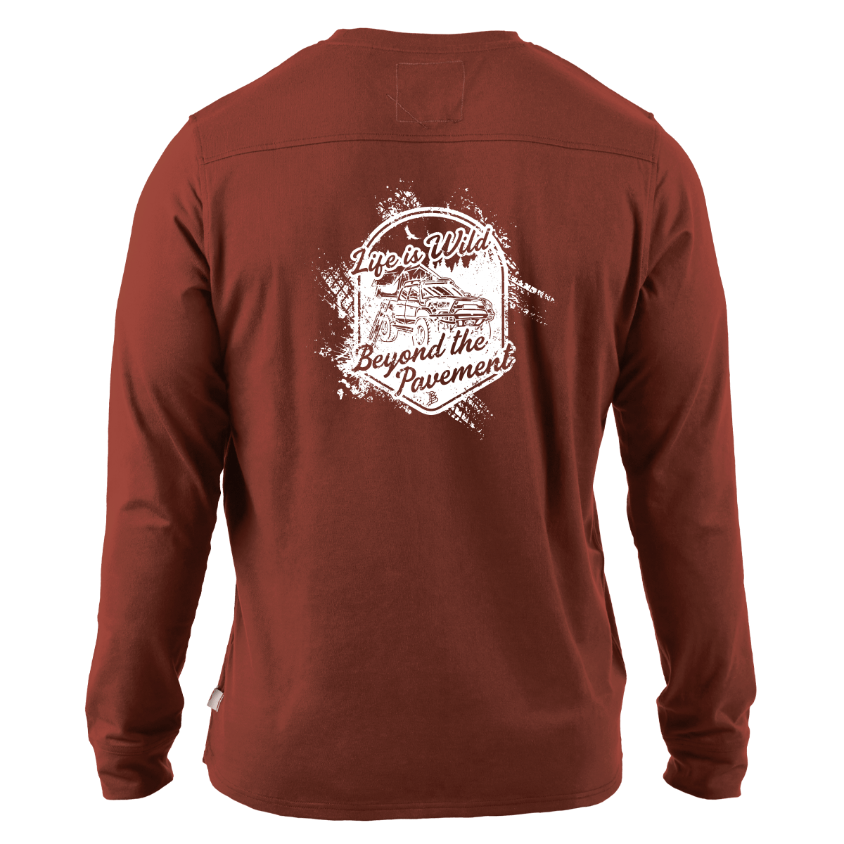 Beyond the Pavement Cortaro™ Long Sleeve Tee Back Sedona