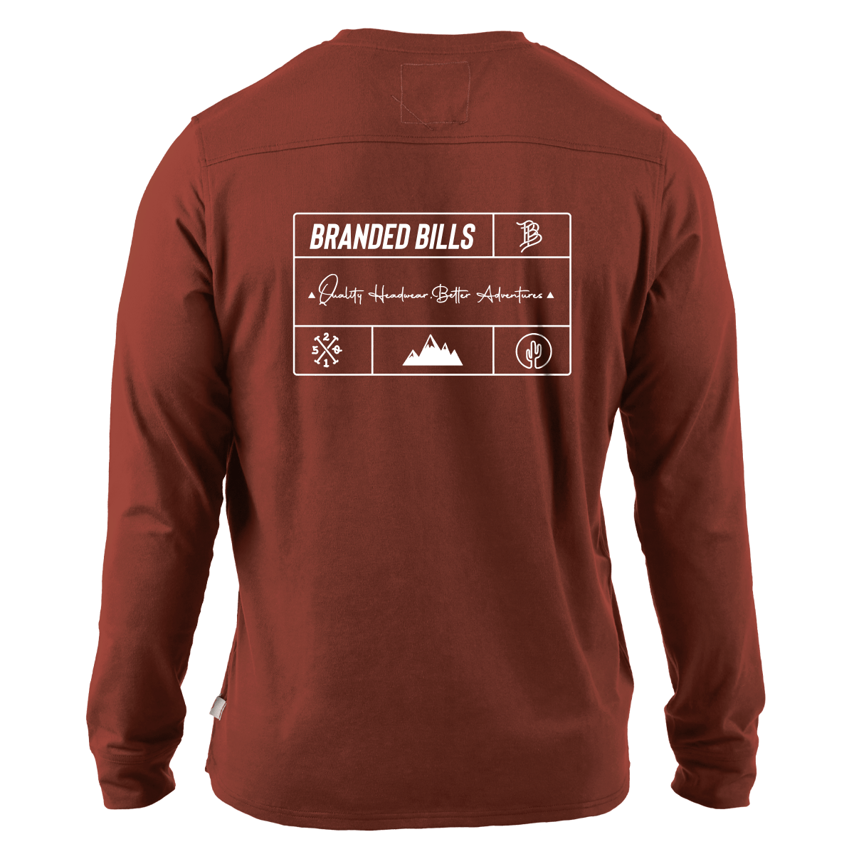 Branded Team Logo Cortaro™ Long Sleeve Tee Back Sedona