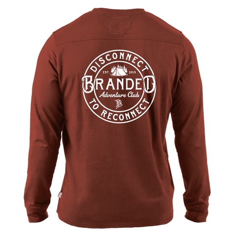 Disconnect Cortaro™ Long Sleeve Tee Back Sedona