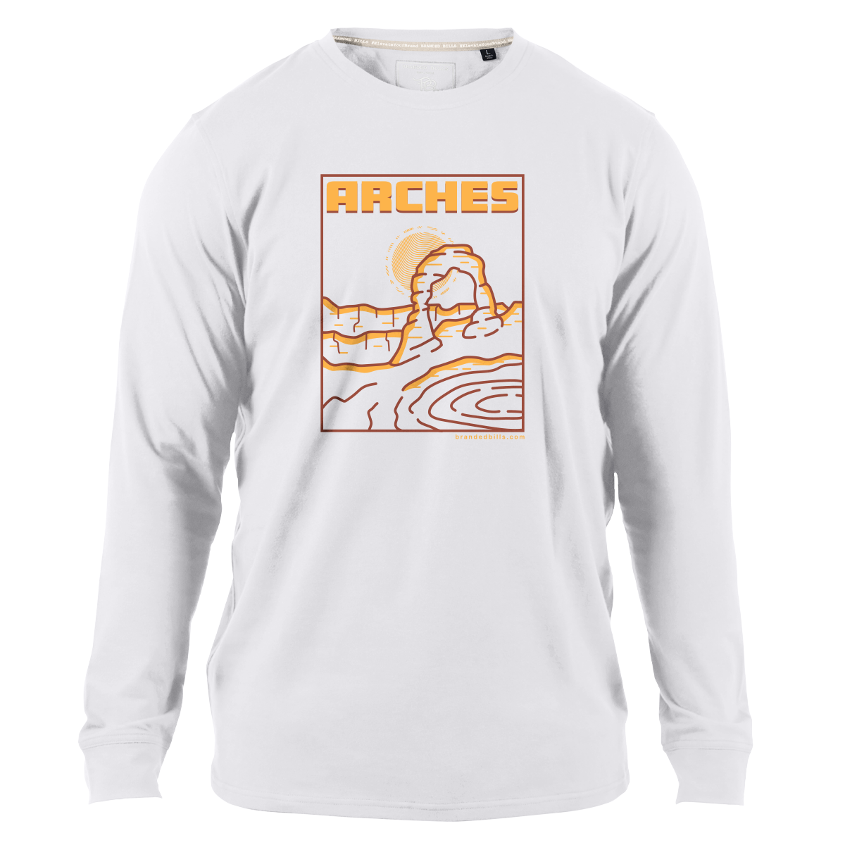 Arches National Park Cortaro™ Long Sleeve Tee White