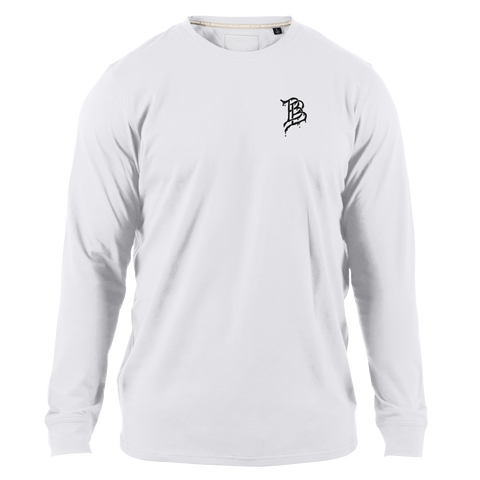BB Drip Cortaro™ Long Sleeve Tee White