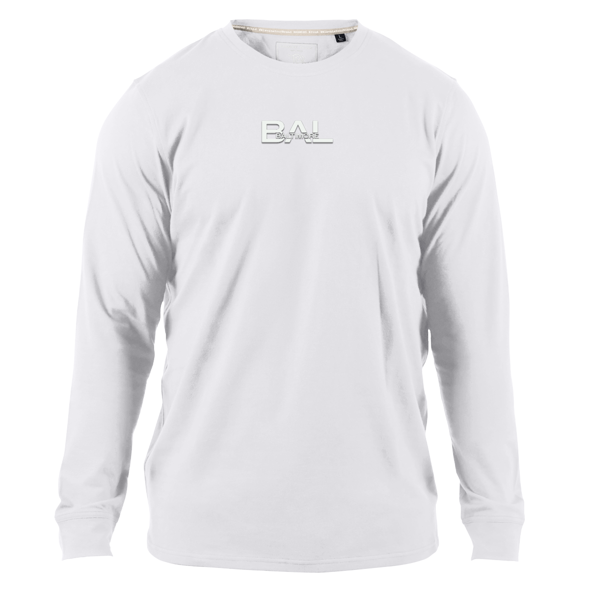 City Block Baltimore Cortaro™ Long Sleeve Tee White