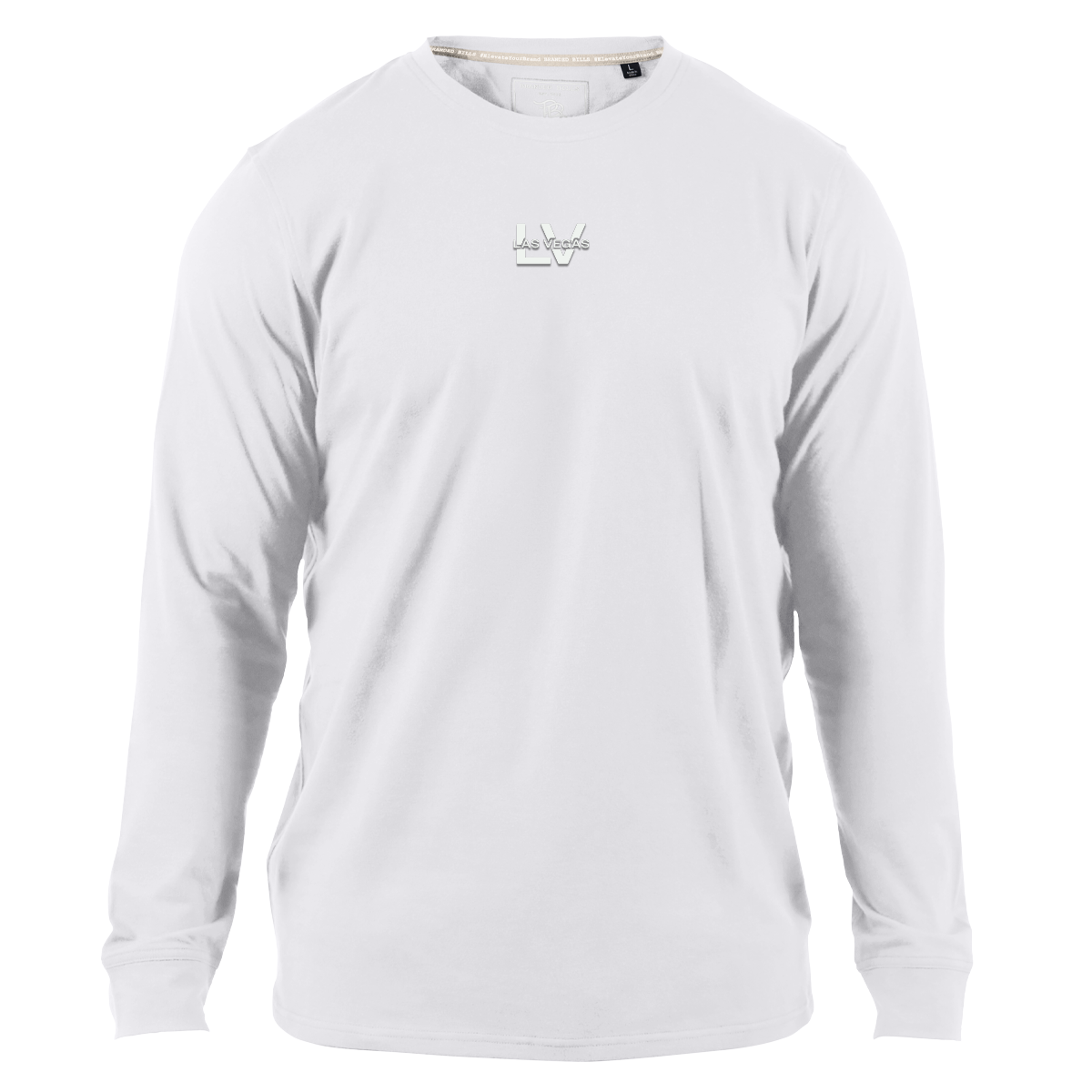 City Block Las Vegas (LV) Cortaro™ Long Sleeve Tee White