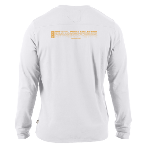 Grand Teton National Park Cortaro™ Long Sleeve Tee Back White