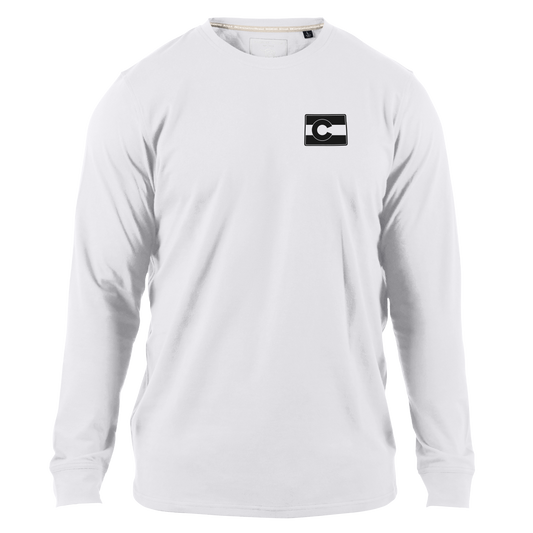 Colorado Vintage Cortaro™ Long Sleeve Tee White
