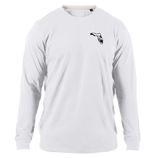 Florida Vintage Cortaro™ Long Sleeve Tee White