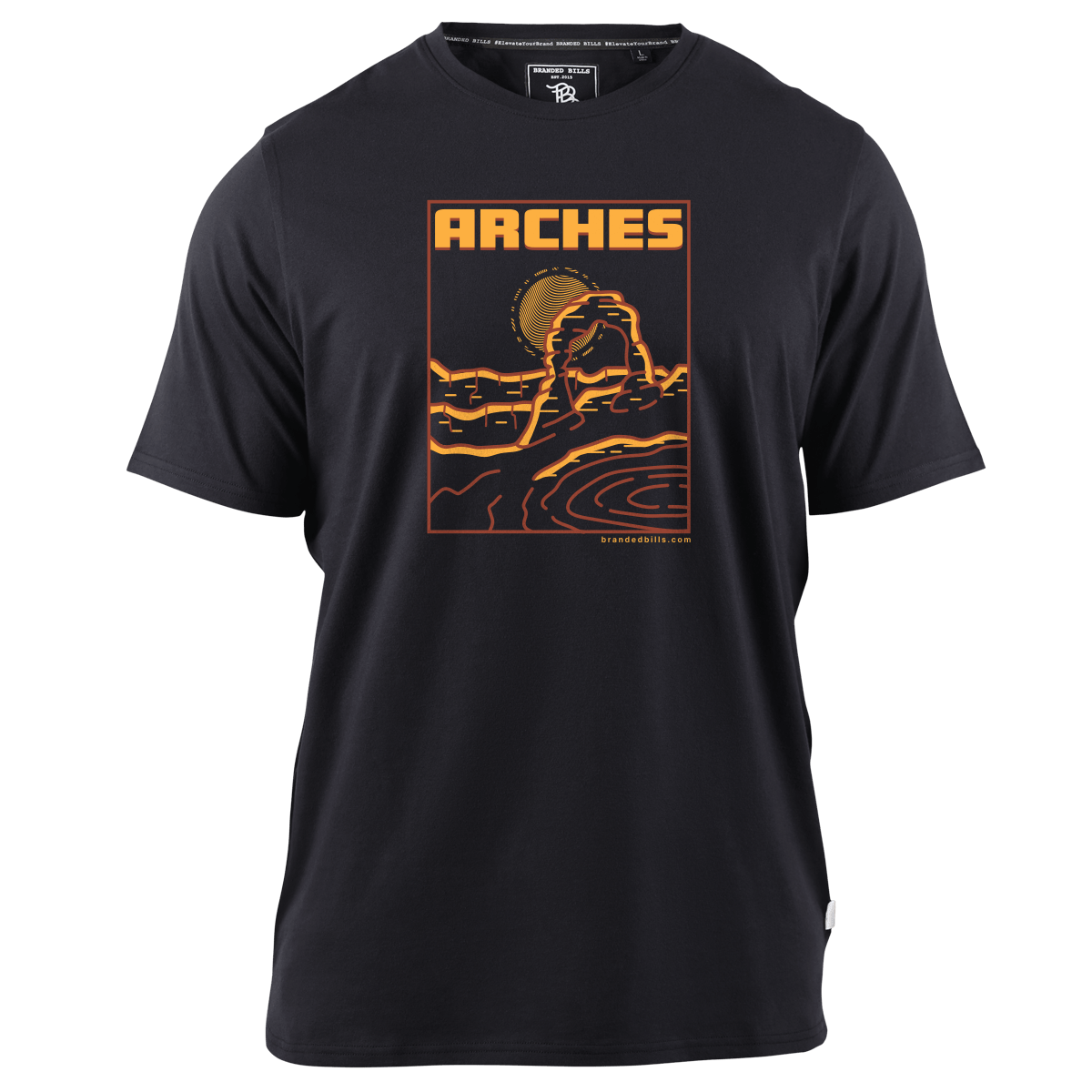 Arches National Park Cortaro™ Tee Black