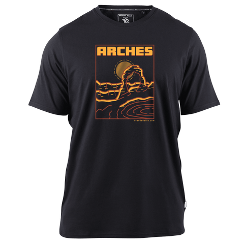 Arches National Park Cortaro™ Tee Black