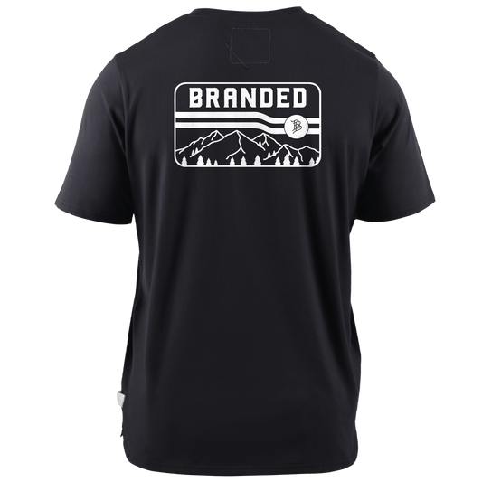 Branded Horizon Cortaro™  Tee Black