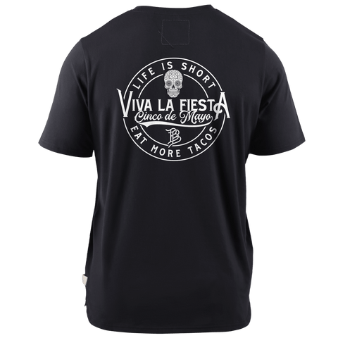 Branded Fiesta Cortaro Tee Back Black 