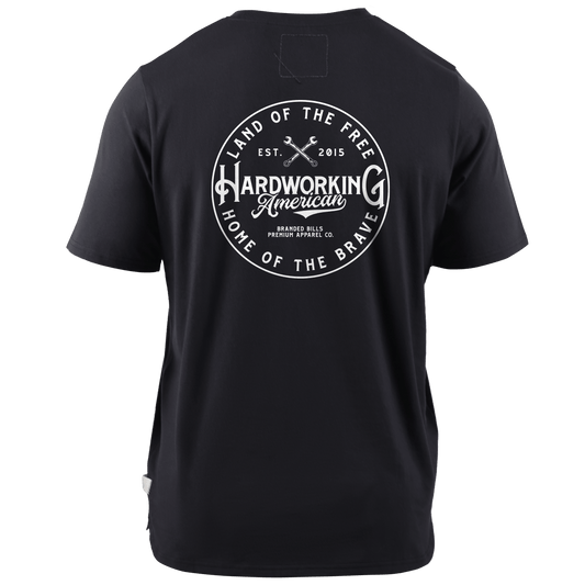 Hardworking Cortaro™ Tee Back Black