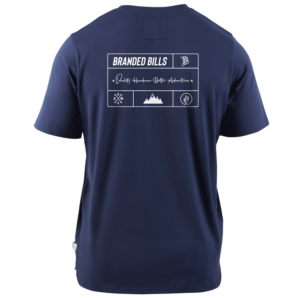 Branded Team Logo Cortaro™  Tee Back Navy