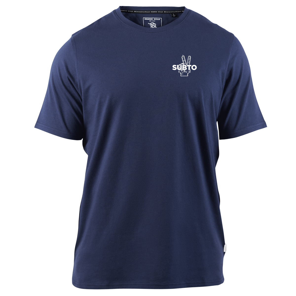Subto Peace Sign Cortaro Tee Navy