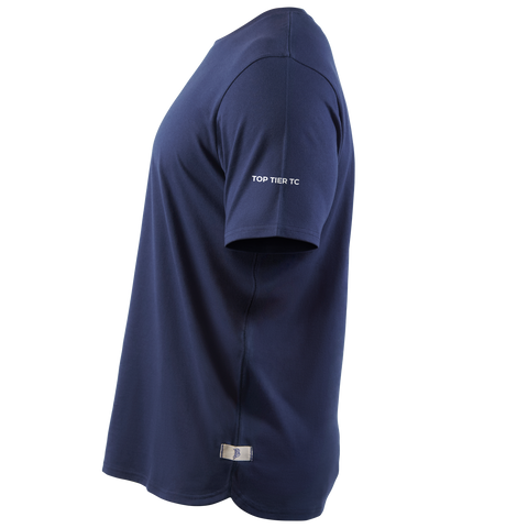 Top Tier TC Logo Cortaro Tee Navy Side 
