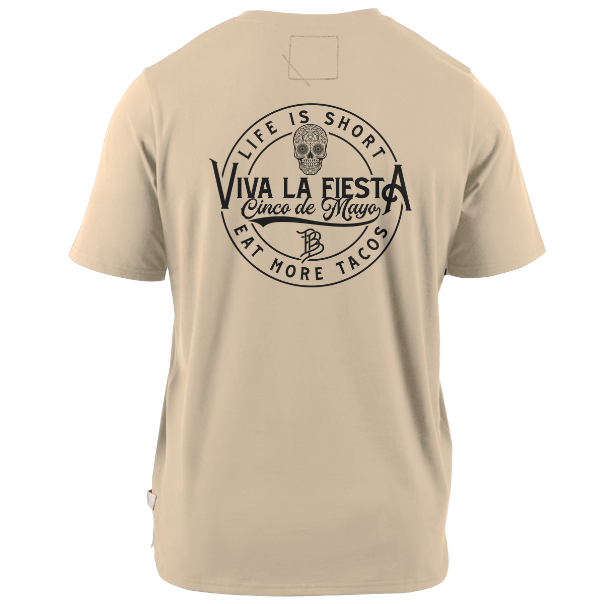 Branded Fiesta Cortaro Tee Back Sand 
