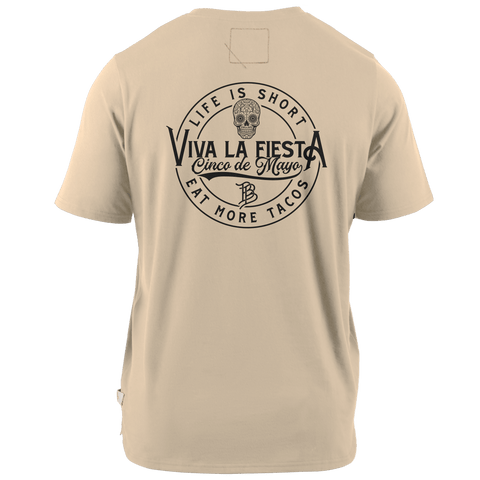 Branded Fiesta Cortaro Tee Back Sand 