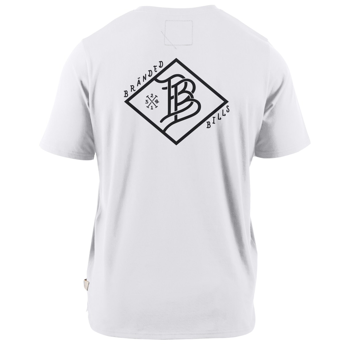 BB Logo Cortaro™  Tee Back White