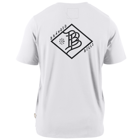 BB Logo Cortaro™  Tee Back White