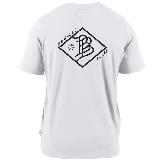 BB Drip Cortaro™ Tee Back White 