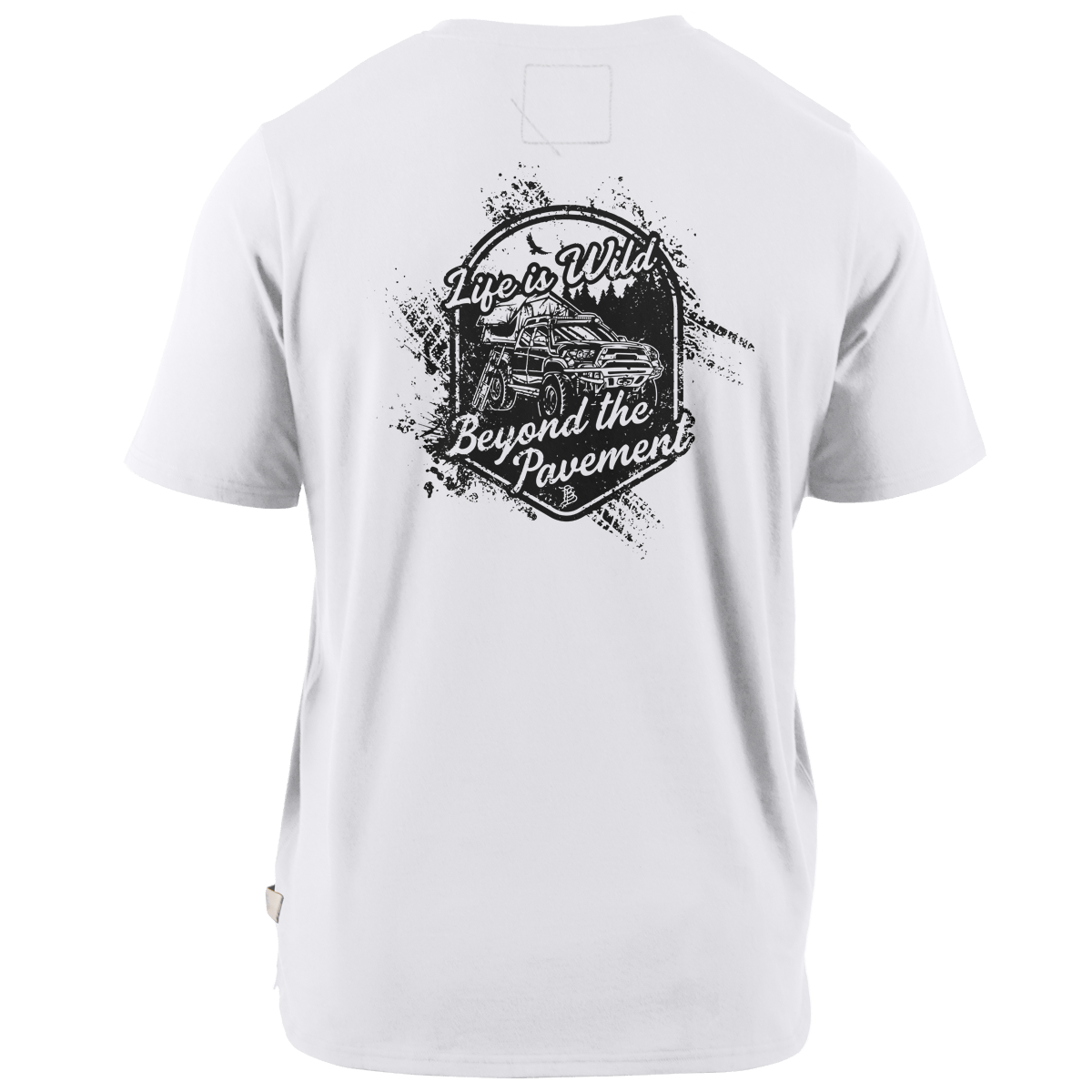 Beyond The Pavement Cortaro™  Tee Back White