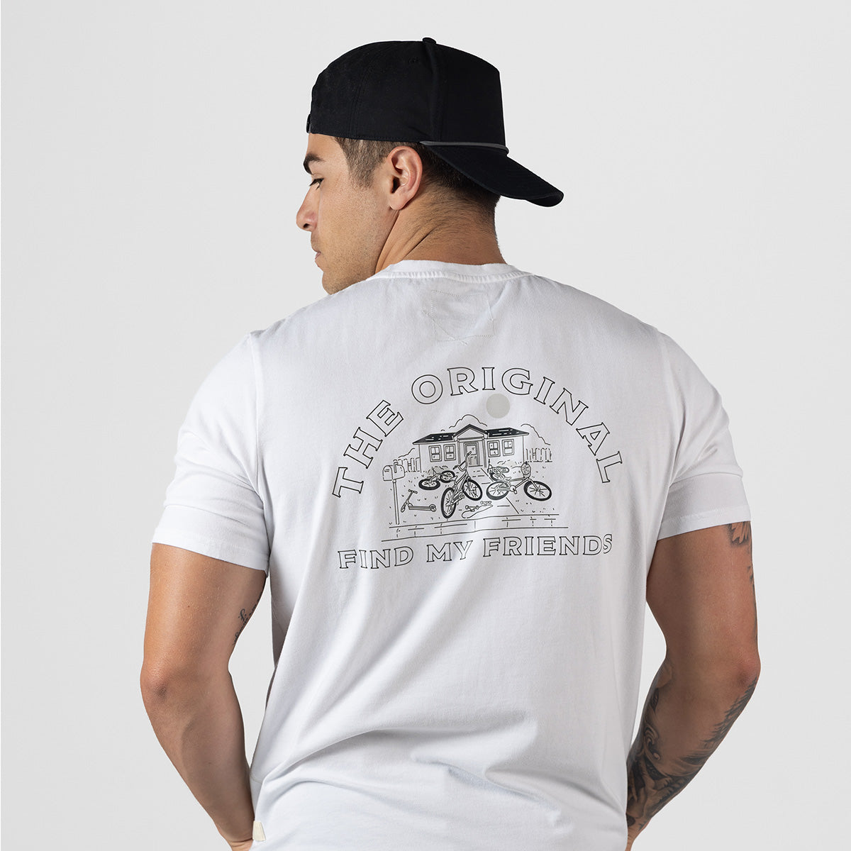 The Original Find My Friends Cortaro™  Tee White