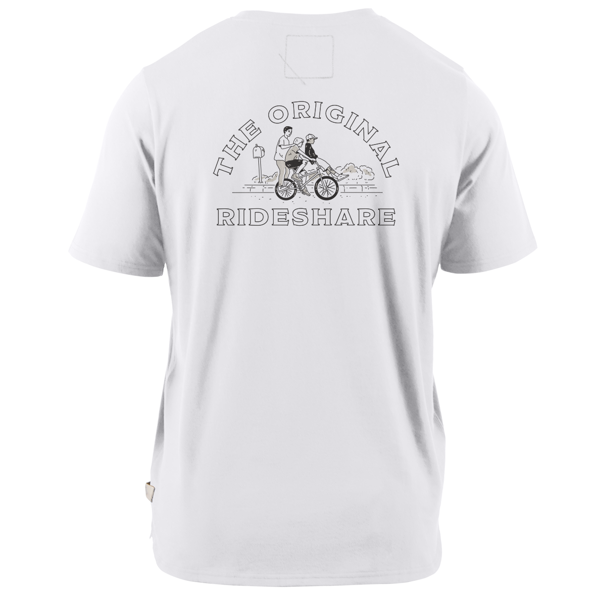 The Original RideShare Cortaro™  Tee White