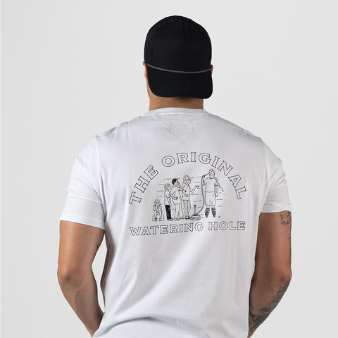 The Original Watering Hole Cortaro™  Tee White