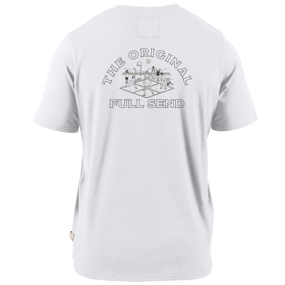 The Original Full Send Cortaro™  Tee White