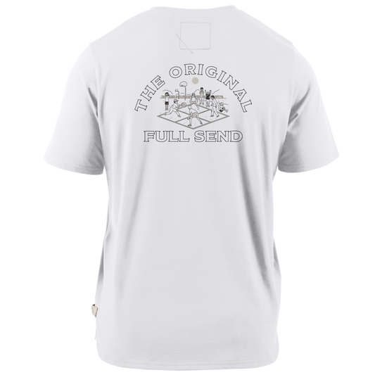 The Original Full Send Cortaro™  Tee White
