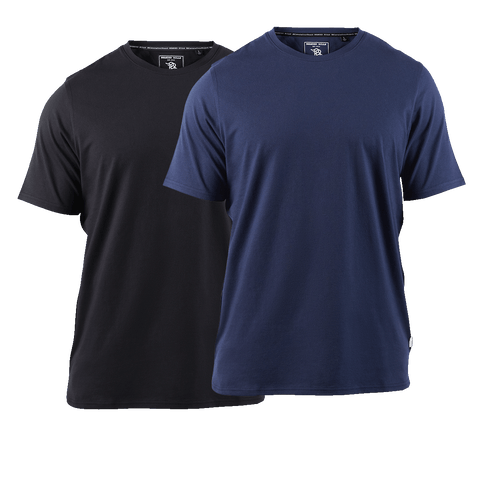 Cortaro™ Tee 2-Pack Black + Navy