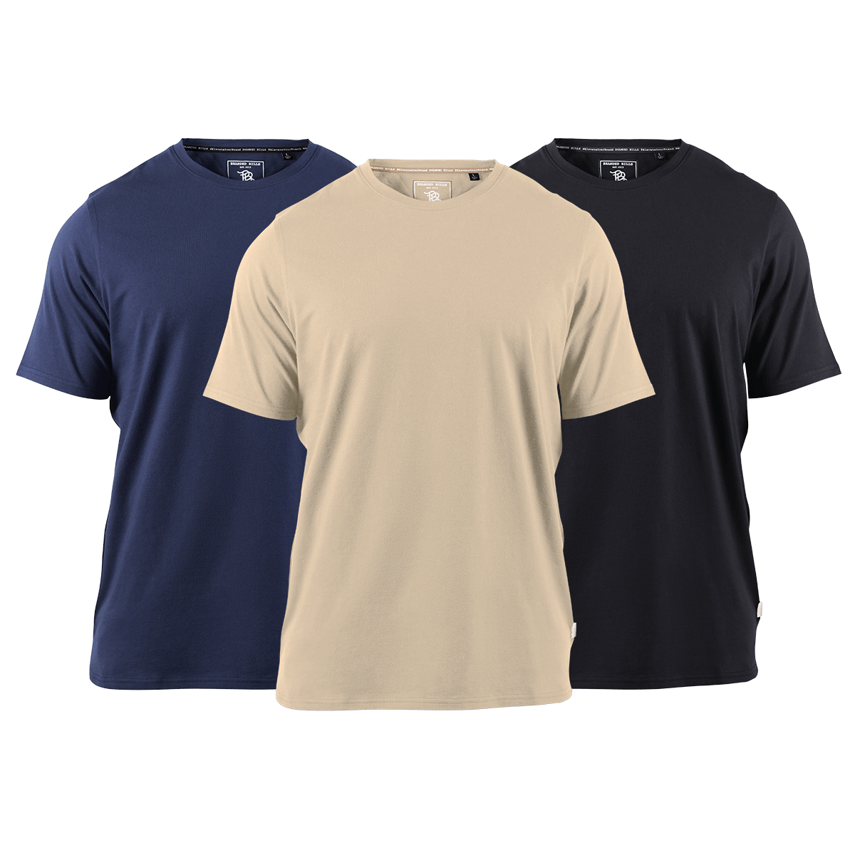 Cortaro™ Tee 3-Pack Sand + Black + Navy