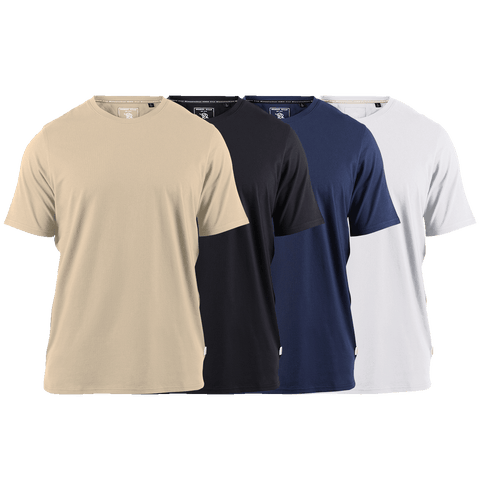 Cortaro Tee 4-Pack Sand + Black + Navy + White