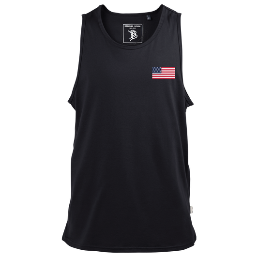 American Spirit Runs Deep Cortaro Tank Top Black | hover: