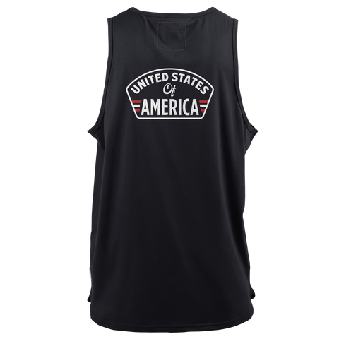 United States of America Badge Cortaro™ Tank Top  Black