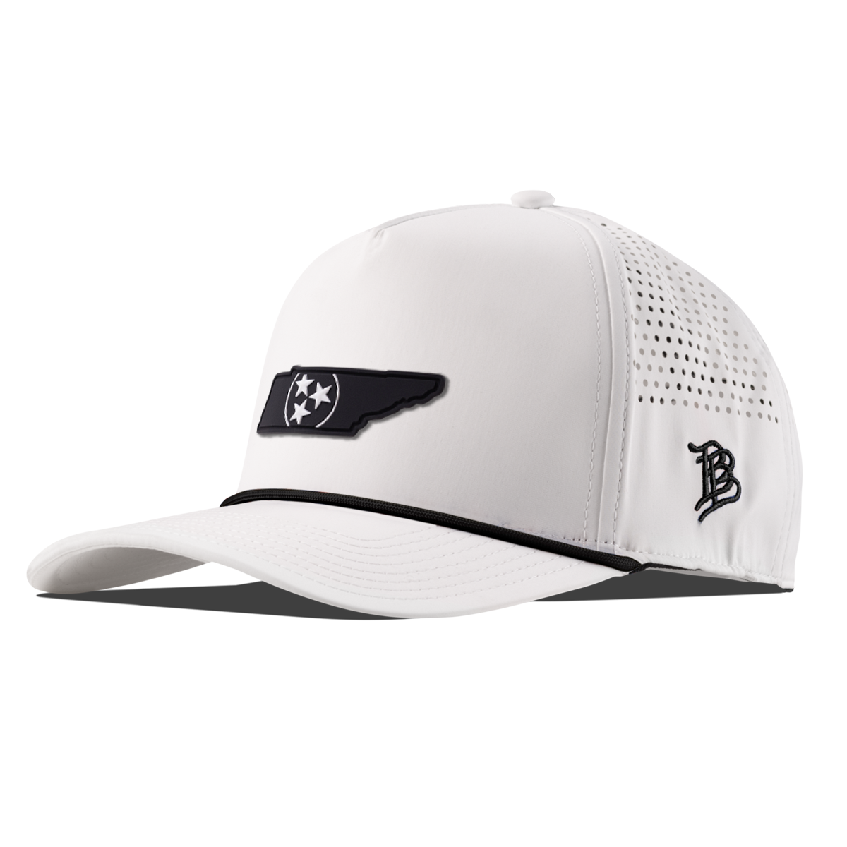 Tennessee Vintage Curved 5 Panel Performance White/Black