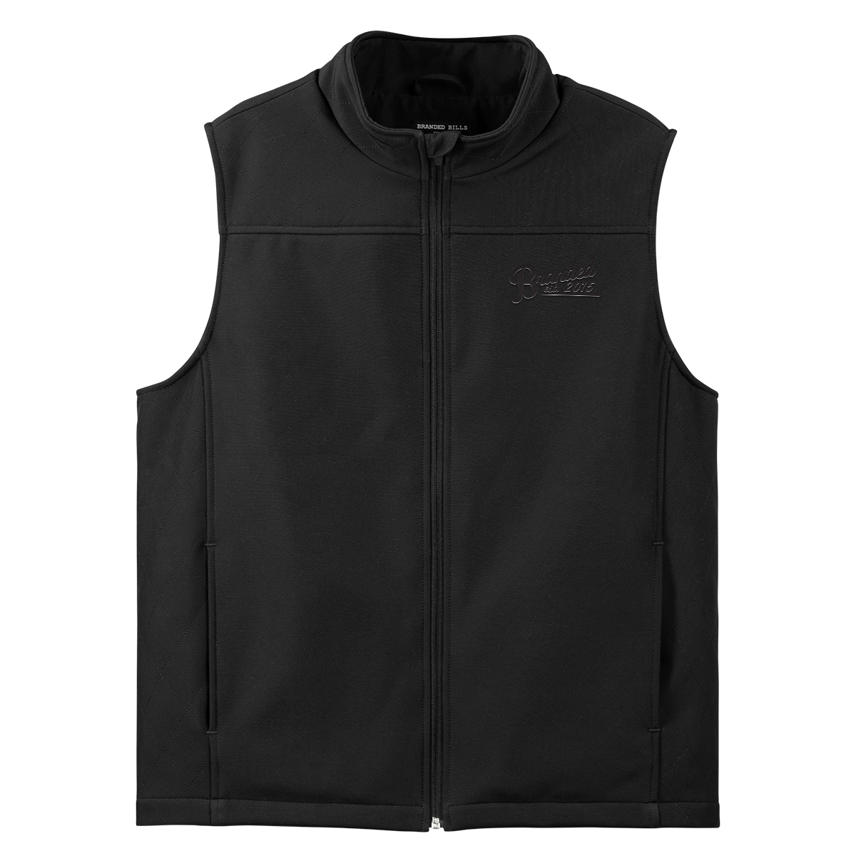 Est. 2015 Stacked Silicone Script Benchmark™ Vest Black