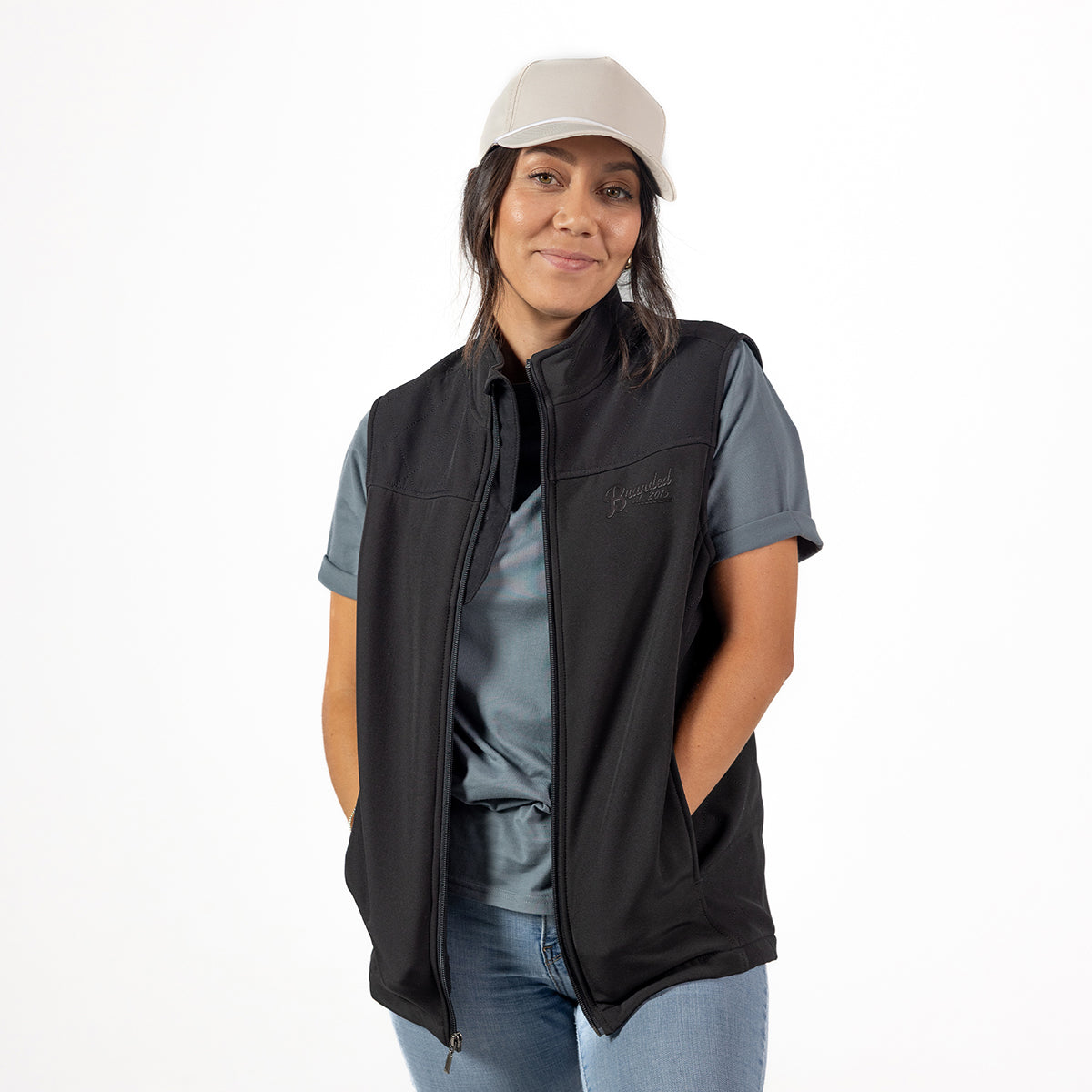 Est. 2015 Stacked Silicone Script Benchmark™ Vest Black