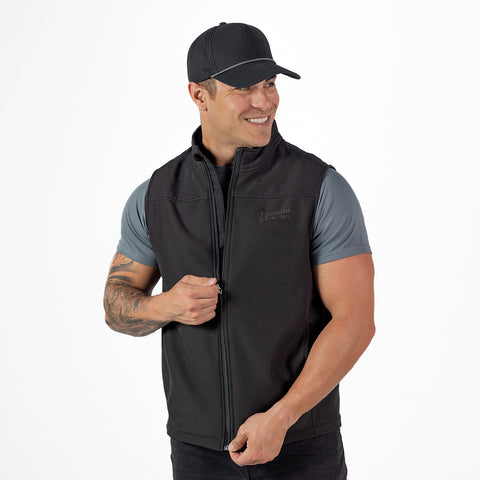 Est. 2015 Stacked Silicone Script Benchmark™ Vest Black