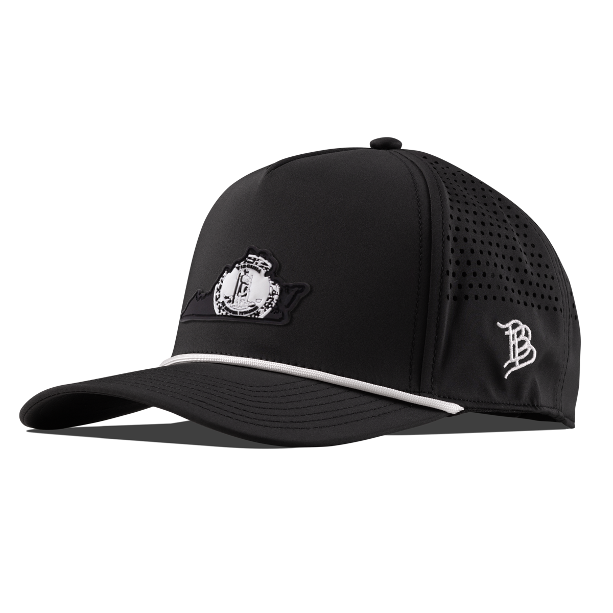 Virginia Vintage Curved 5 Panel Performance Black/White