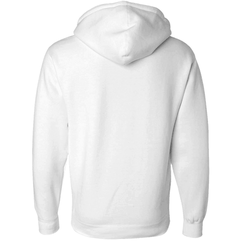 hoodie back white