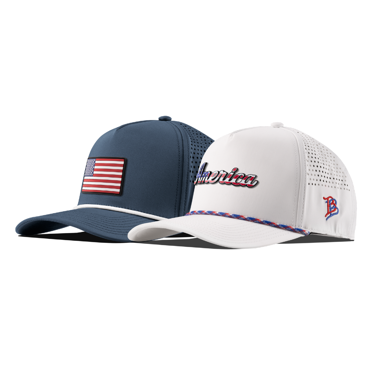 America Curved 5 Panel Rope 2-Pack Bundle