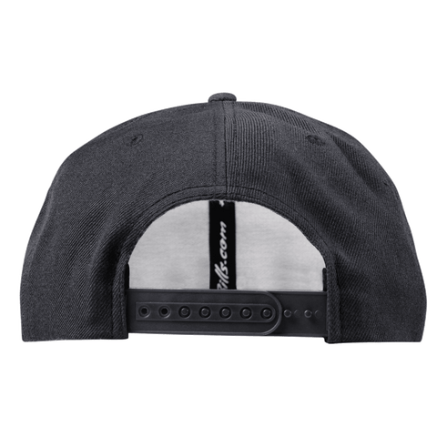 Wyoming Compass Classic Snapback Back Charcoal