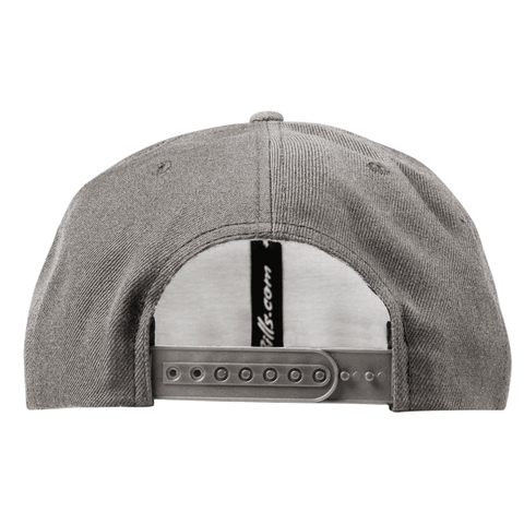 New Mexico 47 PVC Classic Snapback Back Heather Gray