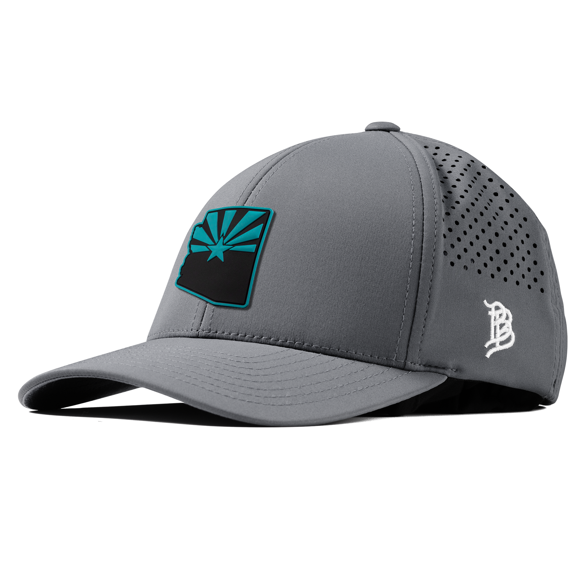 Arizona Turquoise PVC Curved Performance Hat