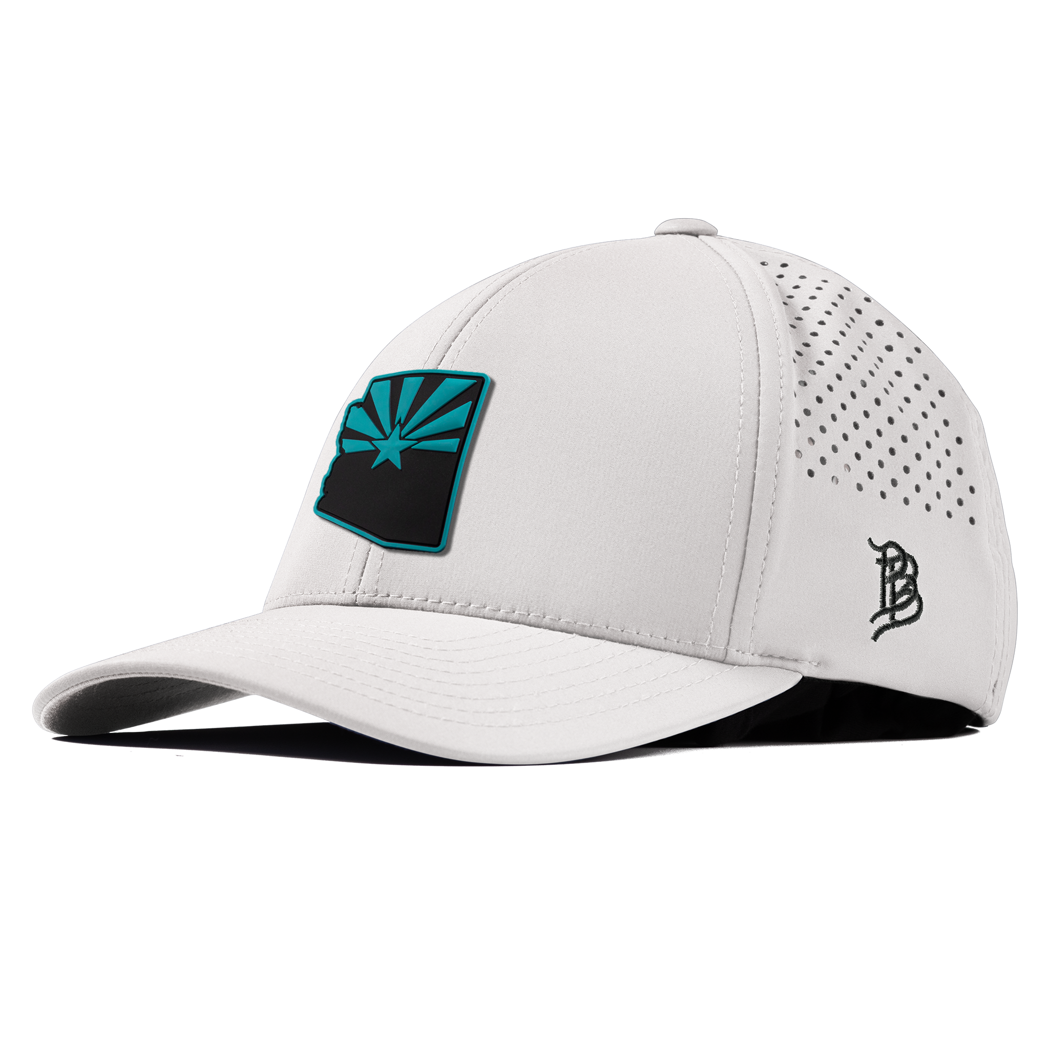 Arizona Turquoise PVC Curved Performance Hat